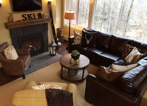 Upper level living room