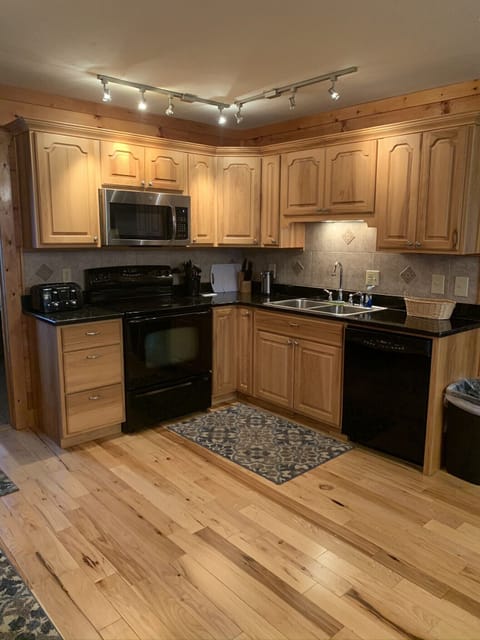 Fully stocked kitchen