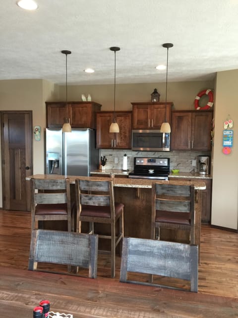 Main floor kitchen with center island