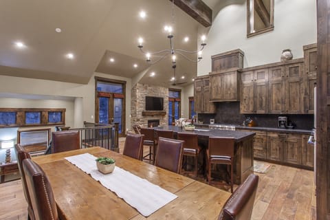 Great room and kitchen