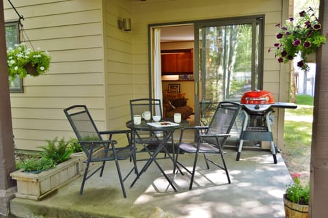 Patio with Electric Grill( Summer Exterior)