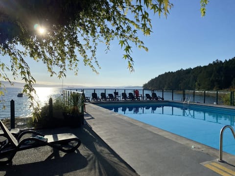 Have fun relaxing by our Oceanside heated pool open May to September