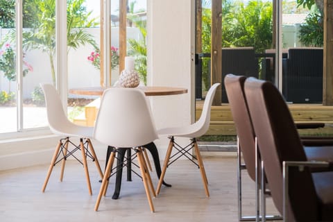 Unique furnishings accent this beautiful home