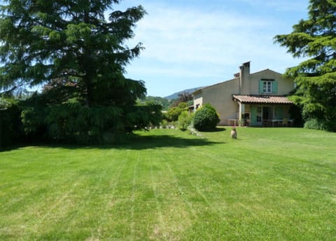 Lawn leading up to Villa