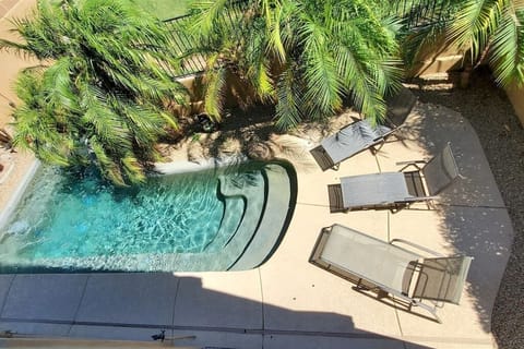 Private backyard pool heating option with a fee