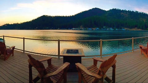 Sunrises and sunsets can't be beat from here.