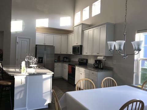 All new stainless steel appliances