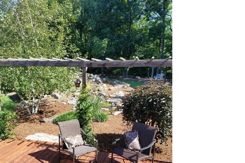 View from the back deck in the Summer