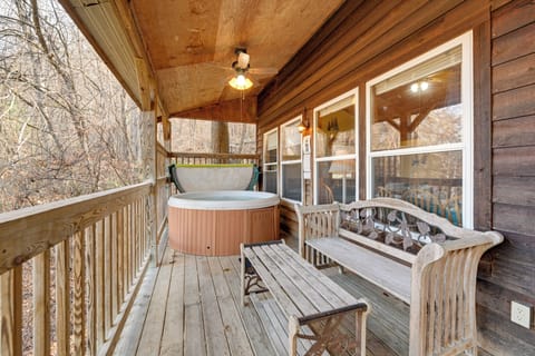 Deck | Private Hot Tub | Mountain Views