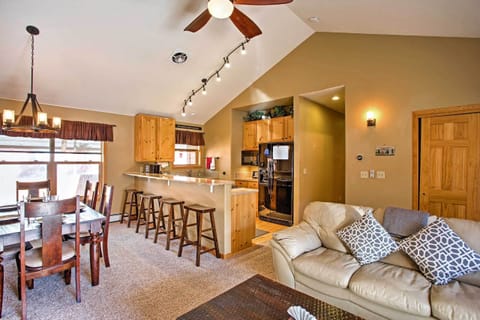 Keystone Vacation Rental | 2BR | 2BA | 1,135 Sq Ft | Steps Required