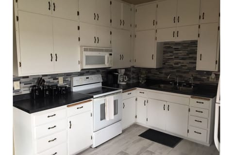 Fully stocked kitchen 