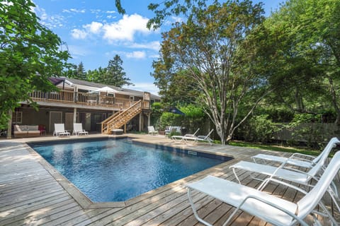 Private pool and wraparound deck