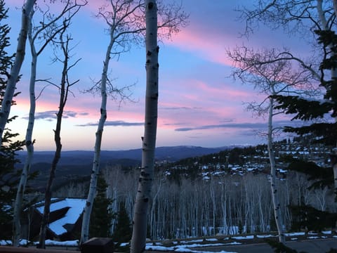 Beautiful sunsets from our balcony!