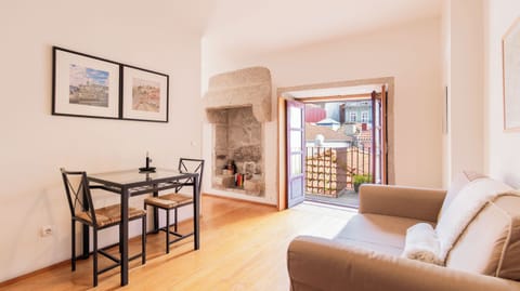 View of the charming Fireplace (only for decoration).