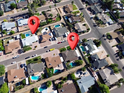 Two Great Houses on a quiet street. Each offering plenty of Space 
