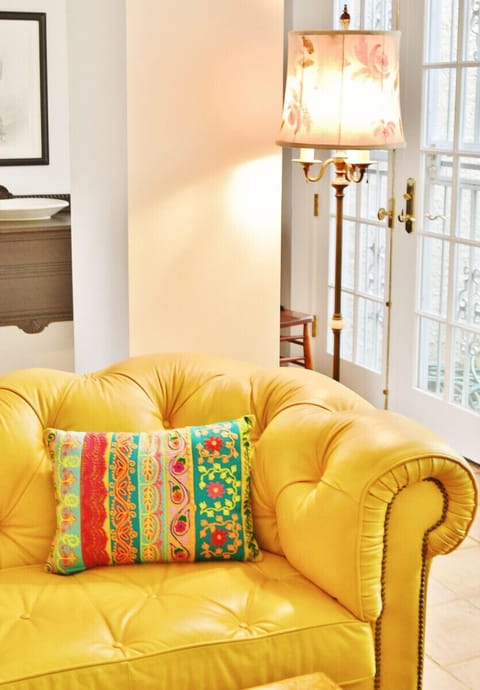 Our home is filled with comfortable, high-end furniture and shabby chic antiques