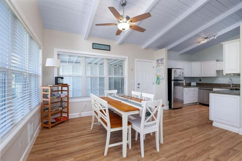 Dining area and kitchen