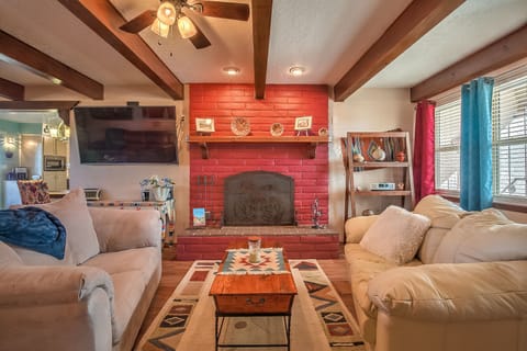 Cozy sitting area for coffee or chatting