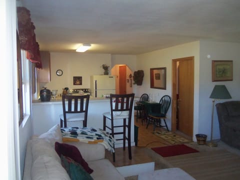 Kitchen and living room