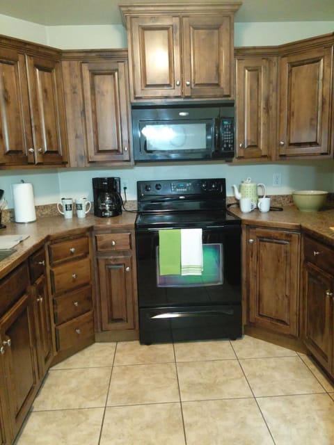 Fully stocked kitchen