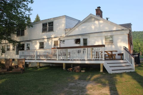 back of house on the lake