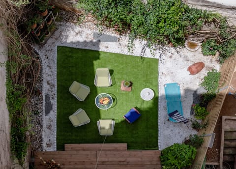 Panoramic view of the garden