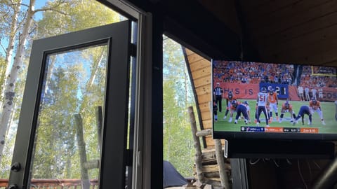 Fall football, the best seat when not in the stadium! 