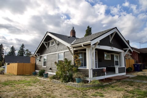 Side view of the house