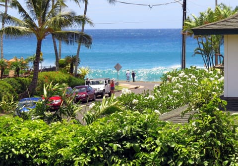 Short walk to the ocean then to Brennecke’s and Poipu Beaches