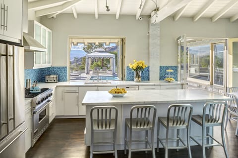 Spectacular kitchen featured in Architectural Digest.