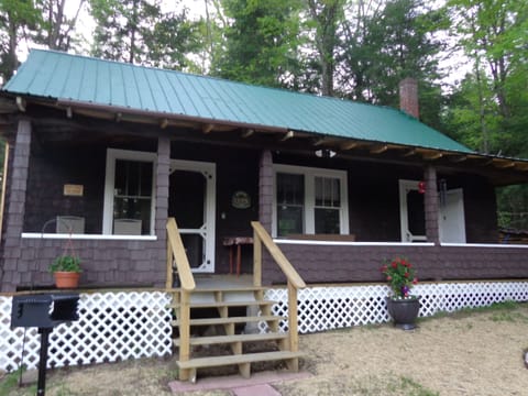 Pine Bear Cottage! Grass is now up and nice and green where planted. 