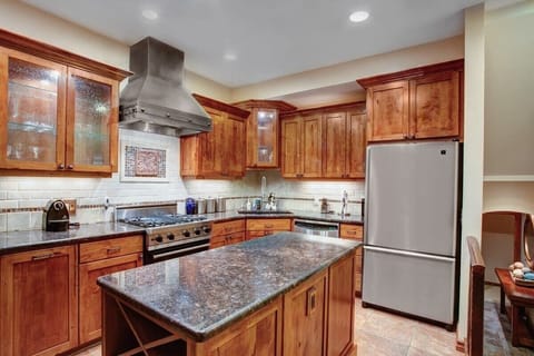 Gourmet and fully-equipped open kitchen