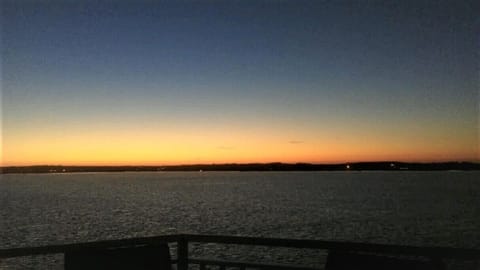Sunset view from the balcony.  A unique picture of sunset each day.