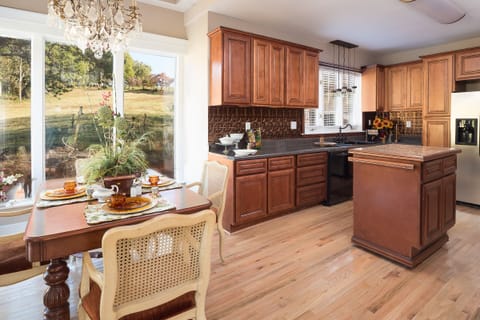 Large Gourmet Kitchen fully equipped for cooking and/or Catering 