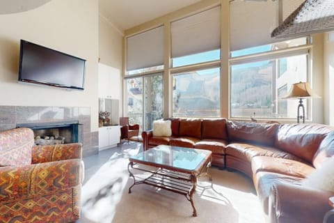 Living Room with Mountain View