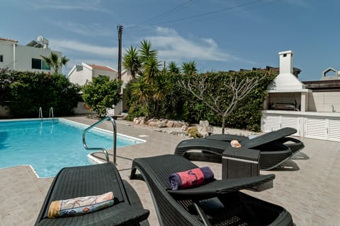 View of pool from balcony/terrace