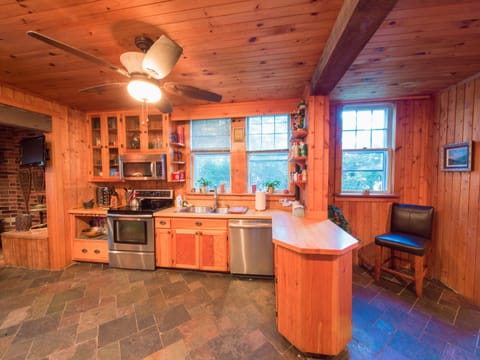 Clean well equipped modern ADK kitchen