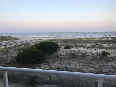 Dinnertime views from your deck are a special treat - get delivery & enjoy!