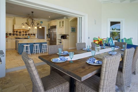 This close to the kitchen