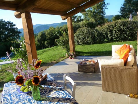 The view from the portico