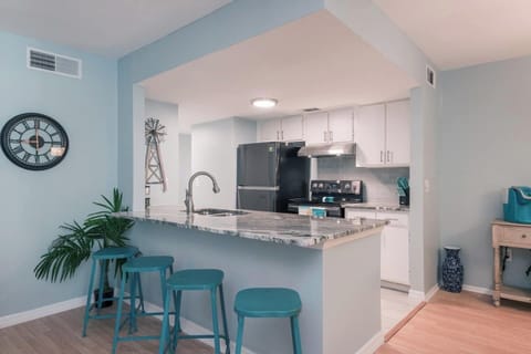 We’ve stocked this bright, open kitchen with everything you need to feel right at home—modern appliances, charm, and all the essentials for sharing meals, laughter, and unforgettable moments with the ones you love.