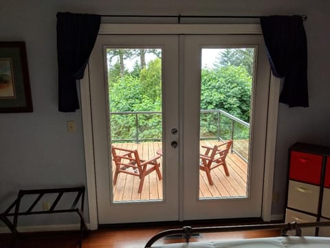 Entrance to deck off the Main Bedroom 