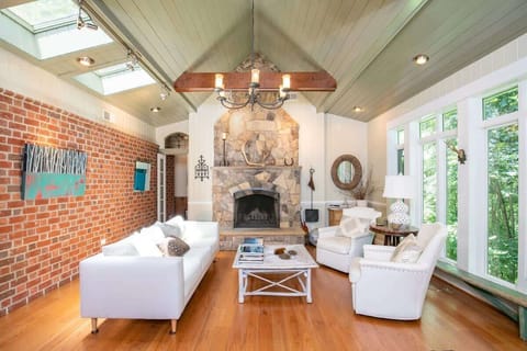 Living Room and Fireplace