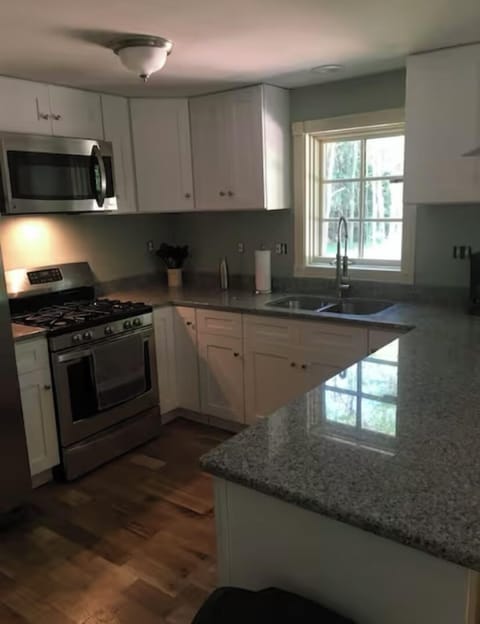 Full kitchen with everything you need to cook, bake, grill ect!!