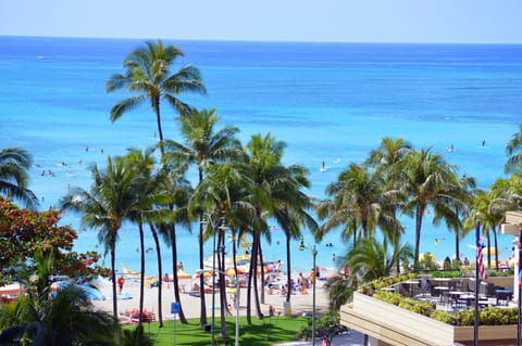 Check surf conditions from your balcony! 1 minute walk to Waikiki Beach.