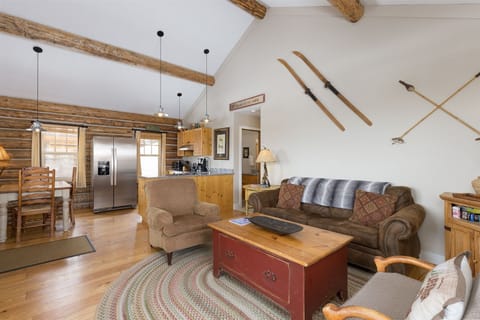 Large open living, dining, kitchen with plenty of seating to relax & rejuvenate