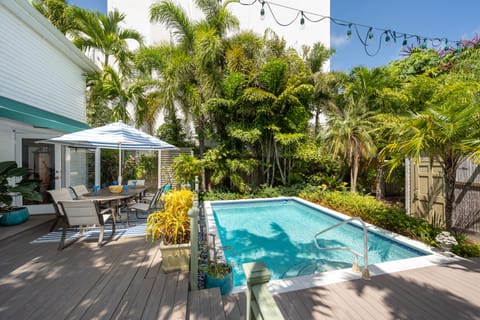Pool, Table, Lounge Chairs, everything you need for a day by the - Outdoor dining too!