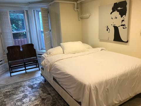 Front Bedroom with Queen size bed & box spring & Sleeper Sofa with queen
