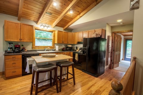 Center Kitchen Island seats Two More