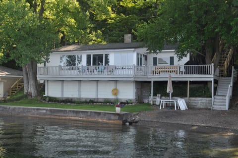 Lake view of main house